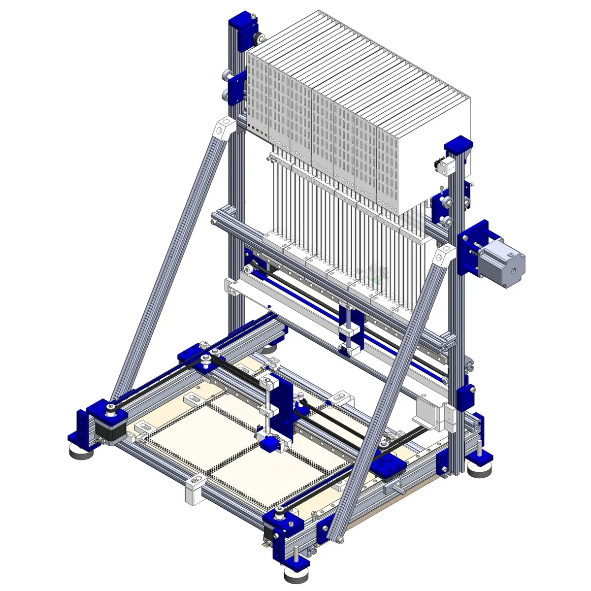 Machine automatique d'assemblage 2D
